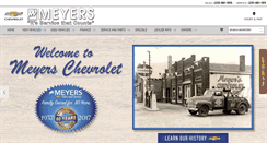 Desktop Screenshot of meyerschevrolet.com